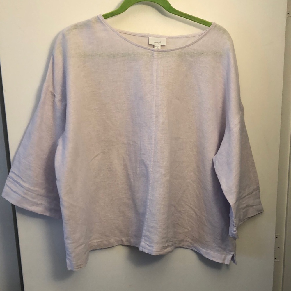 J. Jill Purple Blouse Chic Top